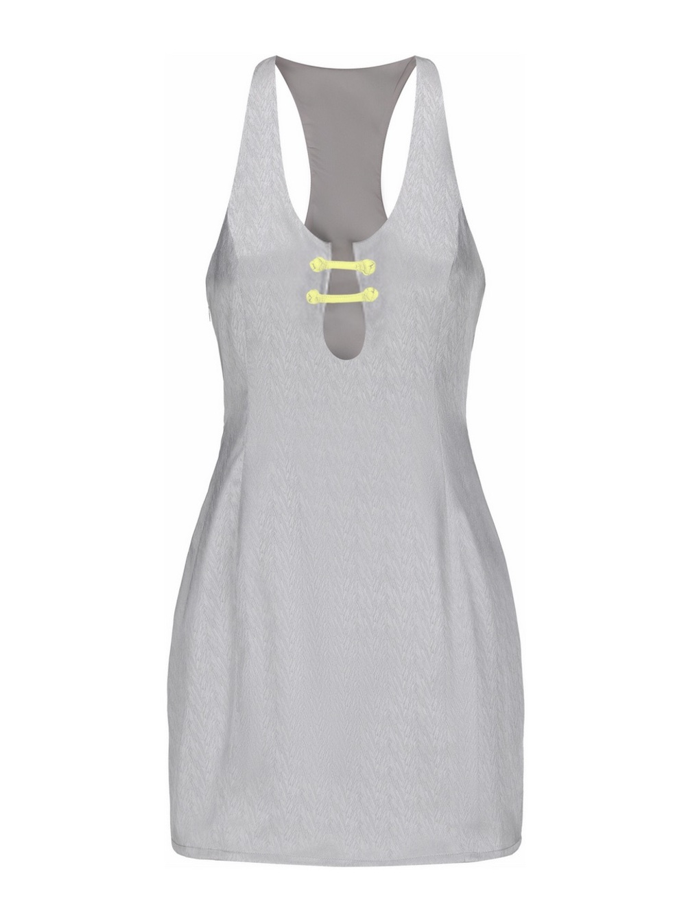 Silver grey slip dress